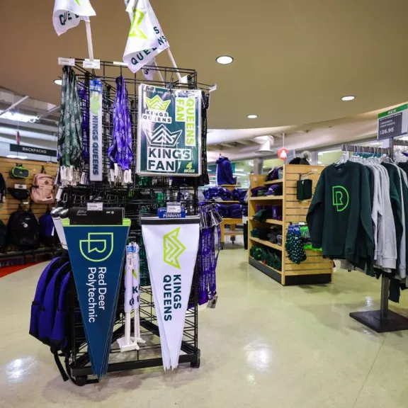 RDP's Campus Store sells a variety of branded clothing and merchandise